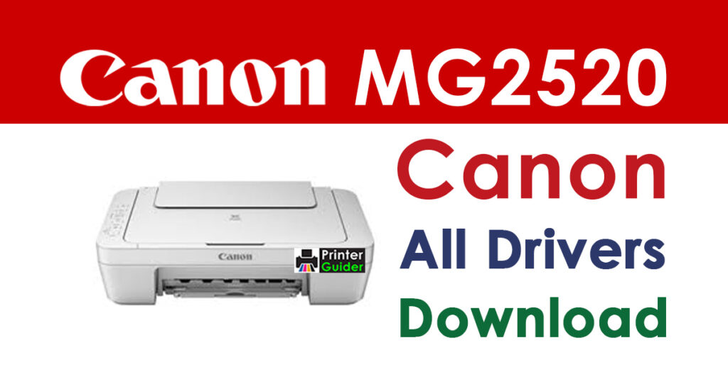 Canon PIXMA MG2520 Driver and Software Download