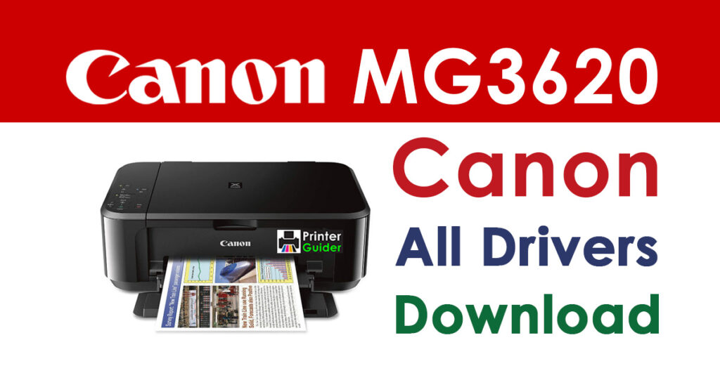 Canon PIXMA MG3620 Driver and Software Download