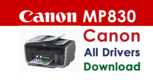 Canon PIXMA MP830 Driver and Software Download