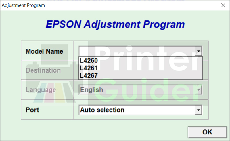 Epson L4267 Resetter